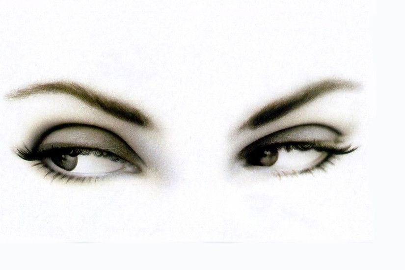Beautiful eye in macro isolated on white background | Stock Photo .
