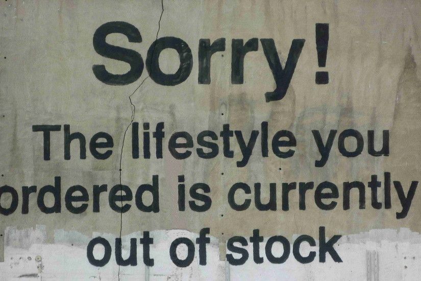 Banksy The Lifestyle You Ordered Is Currently Out Of Stock, Banksy, Street  Art,