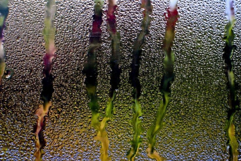 rain glass wallpapers window water drops streams 1920x1200
