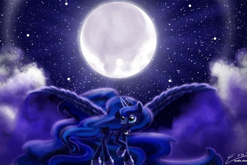 Image - Princess Luna wallpaper by artist-esuka.png - My Little Pony .