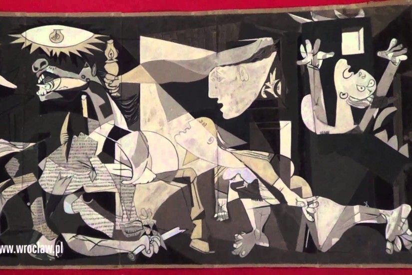 Tauromachia (6) - karton przygotowawczy do tapiserii na podst. obrazu " Guernica"
