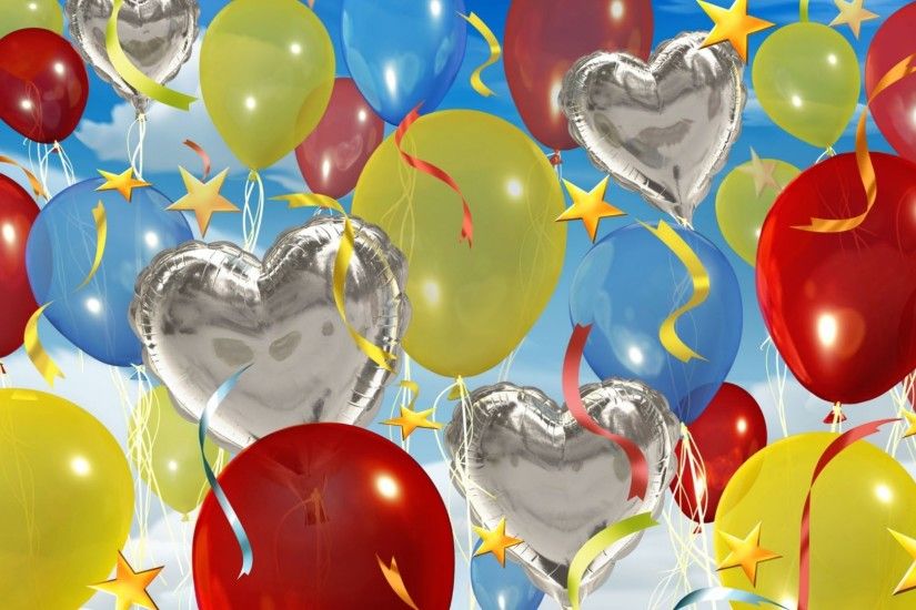 Happy Birthday Balloons Wallpaper 1056