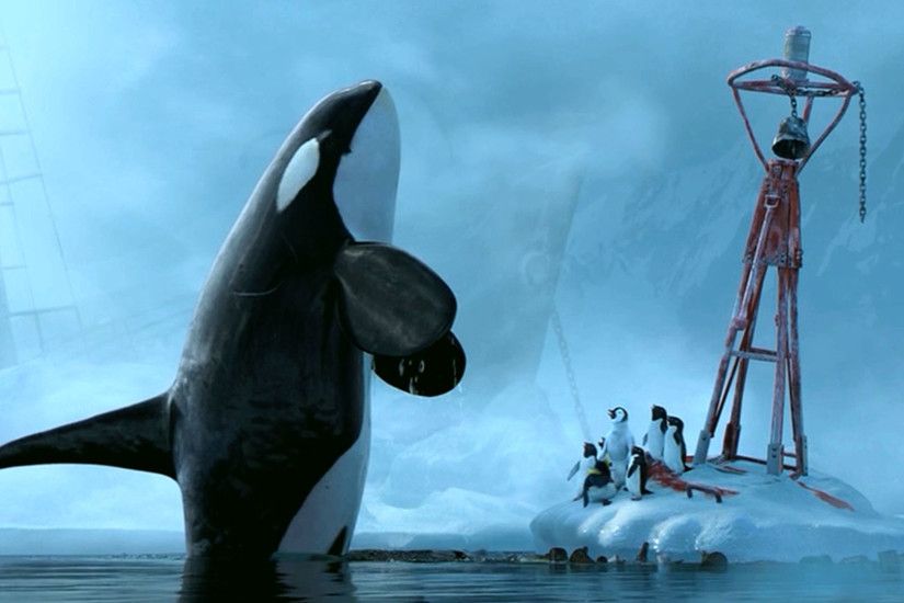 Happy Feet Official Clip - Killer Whale Attack - 2006 | Fandango MOVIECLIPS