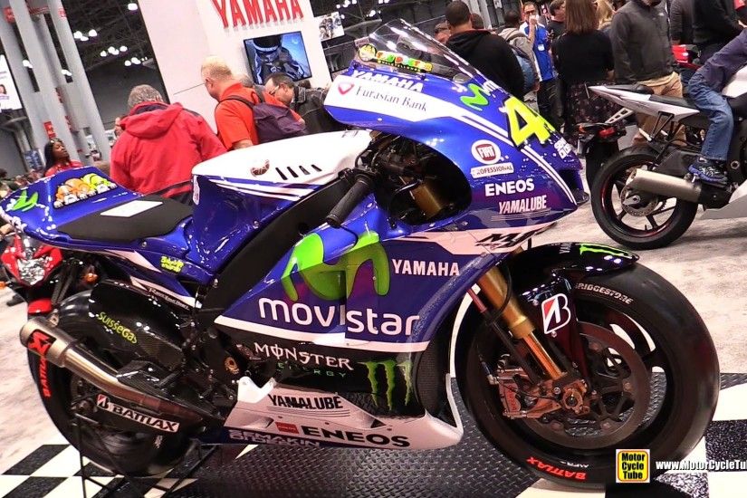 2014 Yamaha YZF-M1 Moto GP Racing Bike - Walkaround - 2014 New York  Motorcycle Show