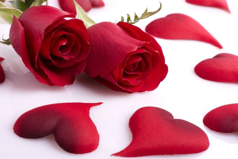 Red-Rose-Love-Heart-Shaped-Petal-HD-Wallpaper ...