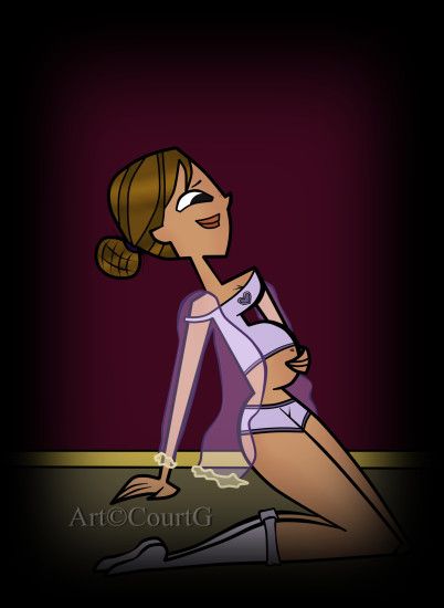 pregnant Courtney from total drama island