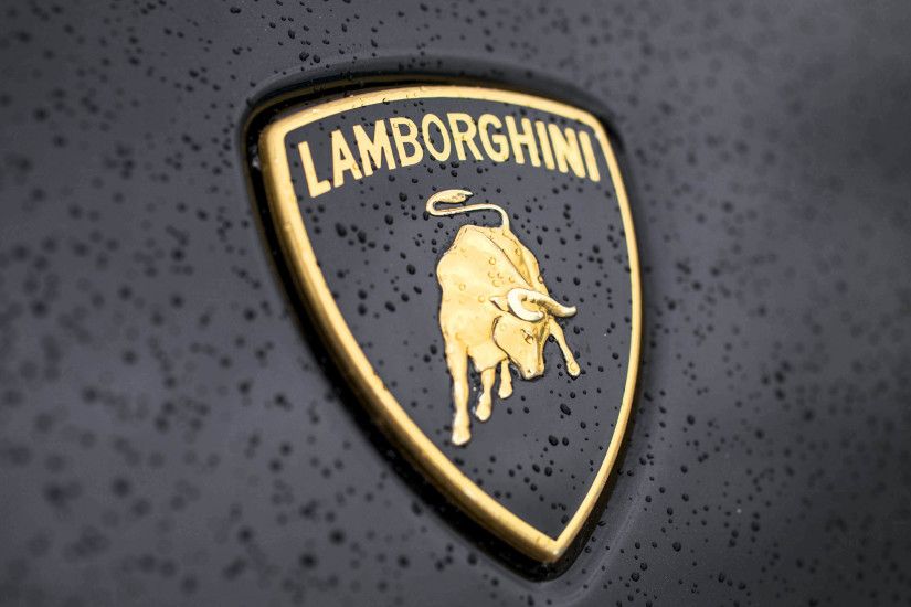 Lamborghini Logo on Supercar 3840x2160 wallpaper