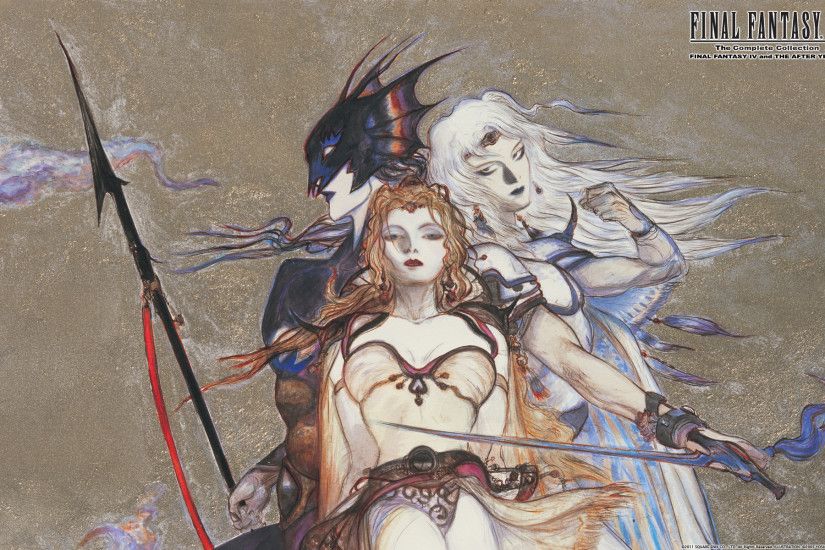 Video Game - Final Fantasy IV Cecil Harvey Kain Highwind Rosa Joanna  Farrell Wallpaper