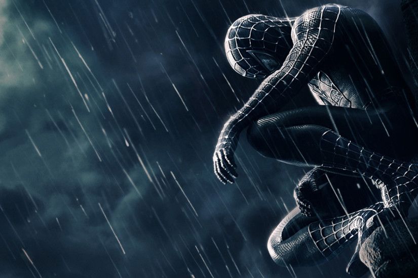 wallpaper rain Â· Spider-man