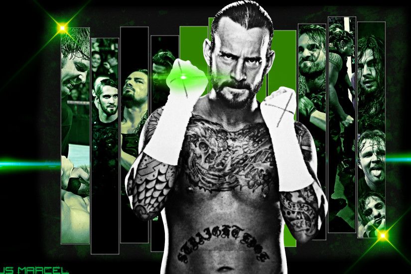 ... CM Punk - The Leader Of The Shield Wallpaper by MarcusMarcel