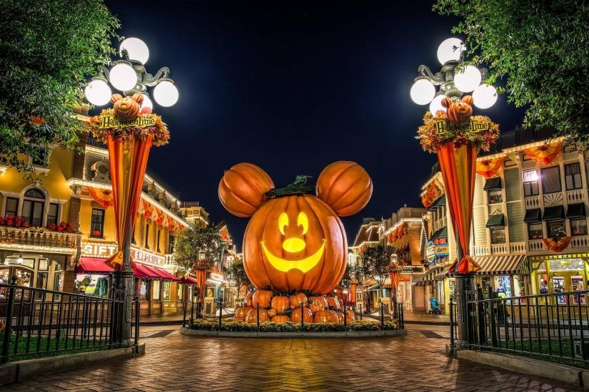 Happy Halloween from Disneyland widescreen wallpaper | Wide-