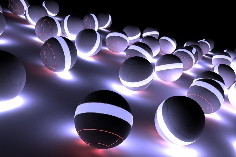 Preview wallpaper balloons, neon, light, bright, shadow 1920x1080