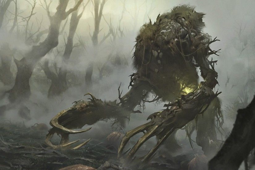 Fantasy Art Magic The Gathering Monsters Swamps ...