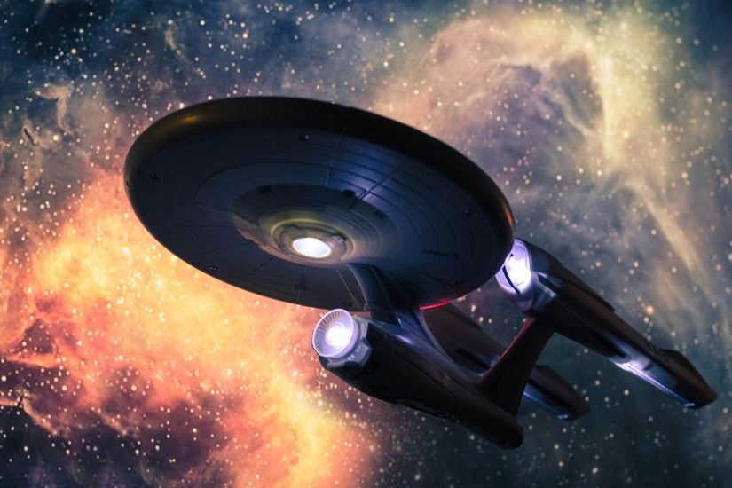 Sci-fi Artwork Spacescape Spaceships Star Trek USS Enterprise