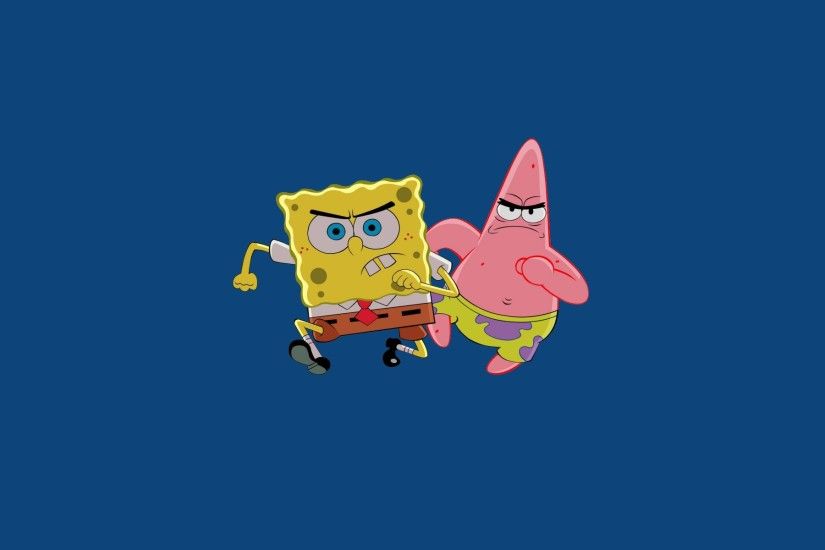 SpongeBob and Patrick simple wallpaper: