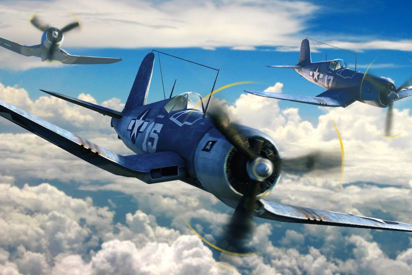 Index c - Combat Wings: The Great Battles of World War 2 Wallpaper Gallery  - Tail-Chase Engagement