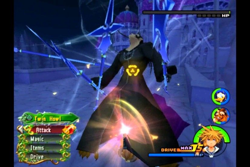 Kingdom Hearts 2 Final Mix Final Sora and King Mickey (appears) vs Xaldin -  YouTube