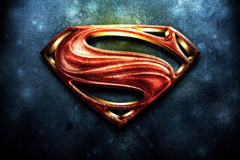 Superman Man Of Steel Logo Â· Man of Steel Superman Character desktop  wallpaper
