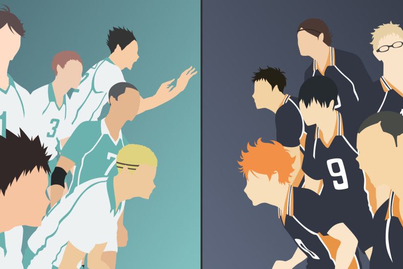 ... Aoba vs Karasuno (Haikyuu) Collab Wallpaper by ncoll36