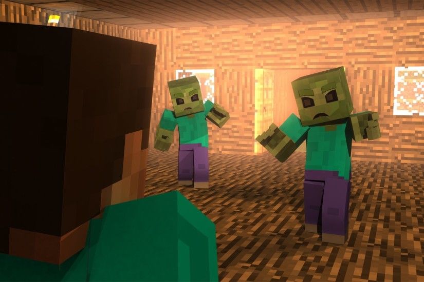 [FREE DOWNLOAD] Minecraft HD 4K Wallpaper - "Zombie Attack" - YouTube