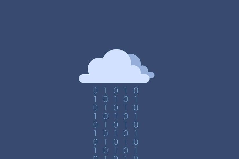 Binary Rain Cloud iPad Wallpaper HD #iPad #wallpaper