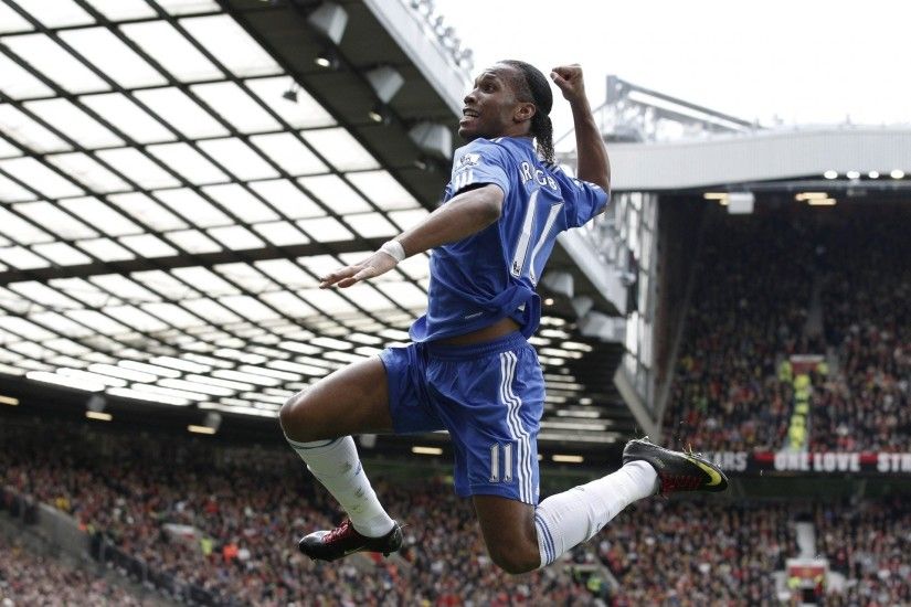 drogba didier drogba chelsea stadium target football england is drogba star  viewers old trafford the player