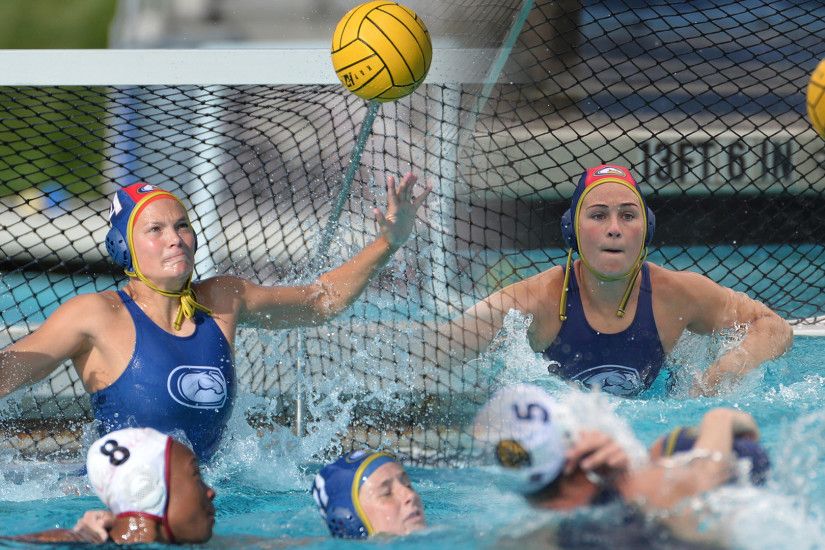 Goalies Olivia Husted (left) and Haley Cameron (right) have combined for  265 saves in 2016. The school season record is 260, set by three-time  All-American ...