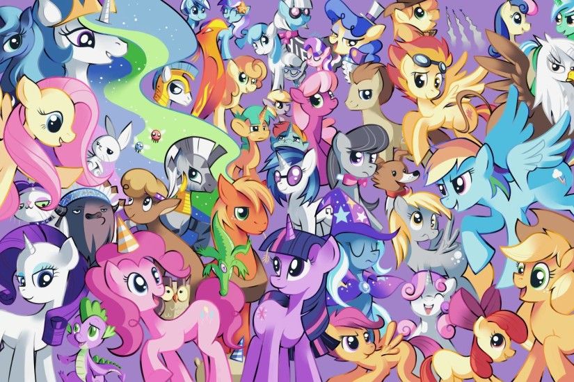 My Little Pony Collage HD Wallpaper