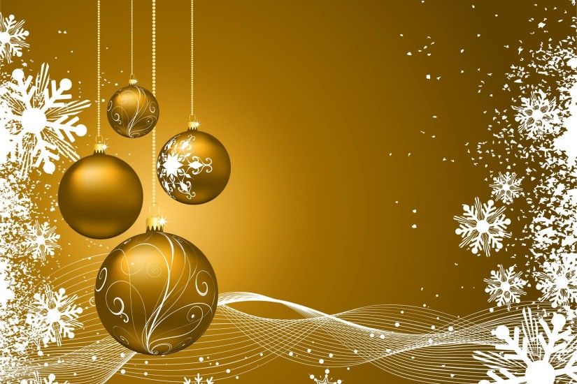 Wallpapers For > Yellow Christmas Wallpaper