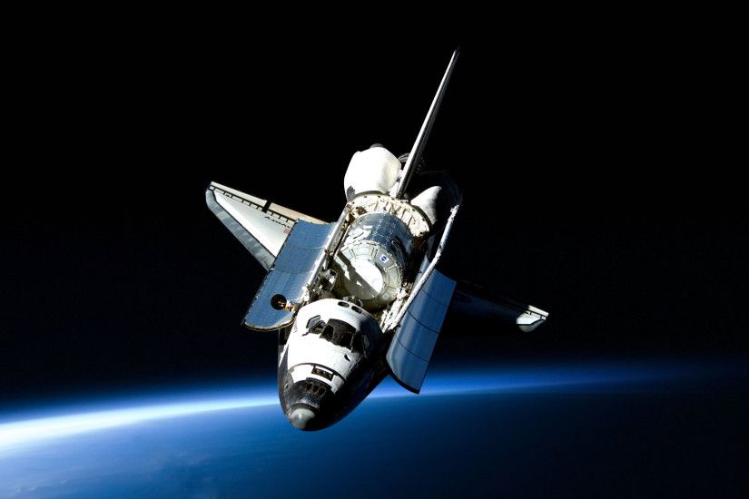 Vehicles - Space Shuttle Discovery Space Shuttle Satellite Space Wallpaper