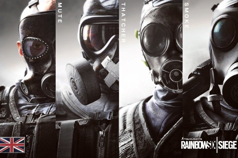 Video Game - Tom Clancy's Rainbow Six: Siege Rainbow Six Special Forces Gas  Mask Wallpaper