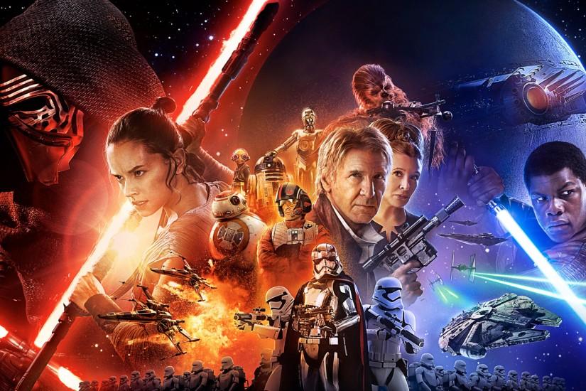 Star Wars The Force Awakens Wallpapers Full HD : Movies Wallpaper .