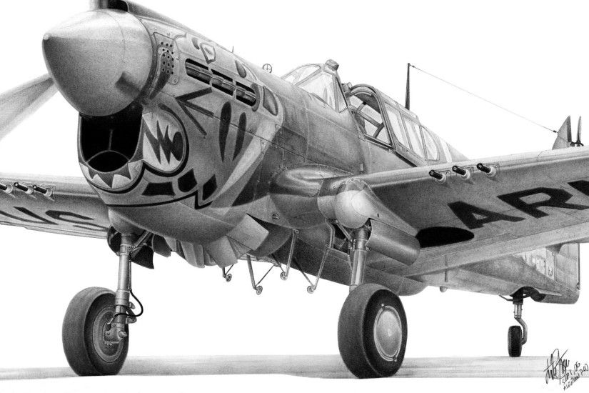 Curtiss P-40 Warhawk hd wallpaper