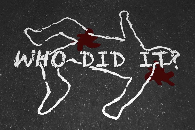 Who Did It Murder Crime Scene Suspect Chalk Outline Animation Motion  Background - VideoBlocks