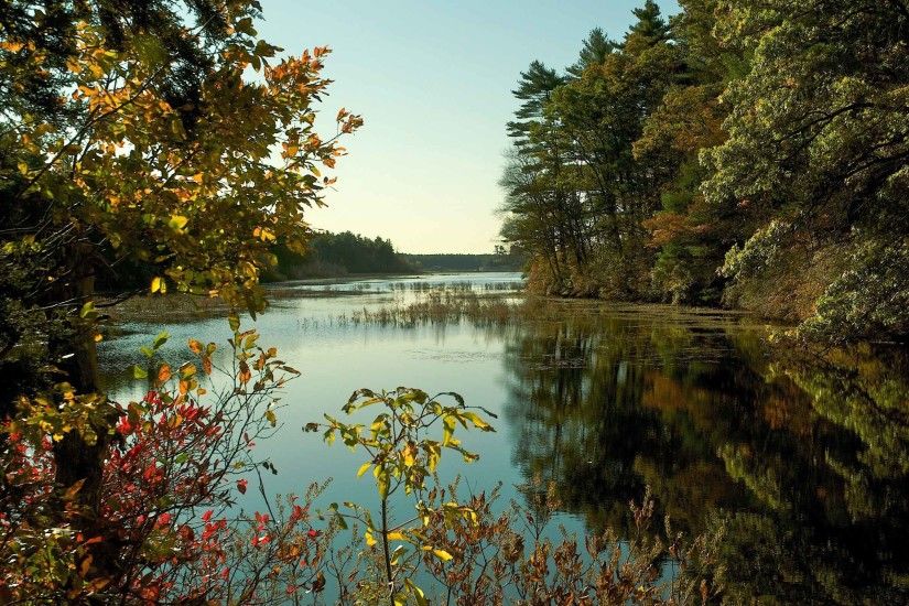 Lakes Lake Autumn Trees Landscape New Nature Wallpaper HD Free Download
