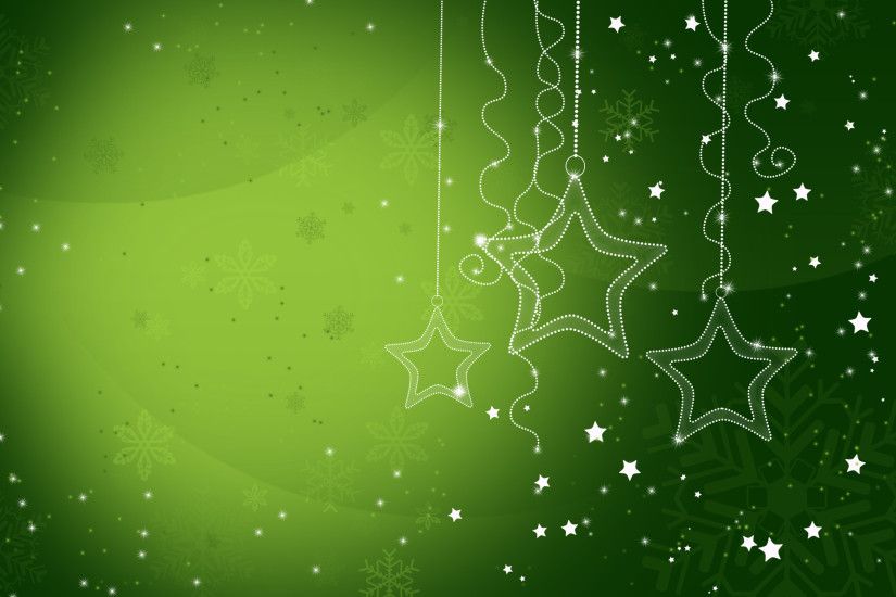 Green Christmas Wallpaper.