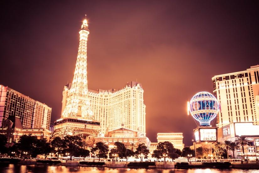 Wallpaper: Glowing of Las Vegas. Ultra HD 4K 3840x2160
