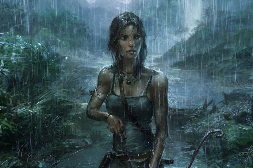 Lara Croft FanArt (73 Wallpapers)
