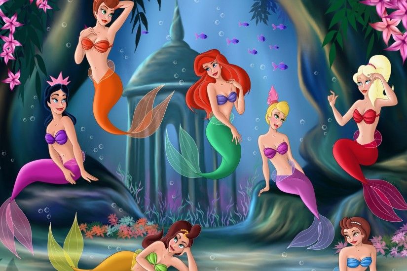 Princess Ariel And Her Sisters