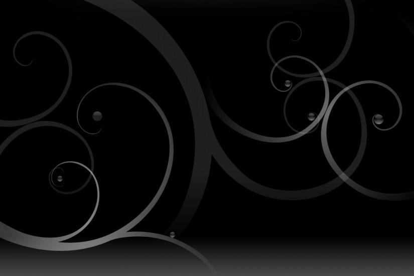 Black swirls wallpaper - 73530