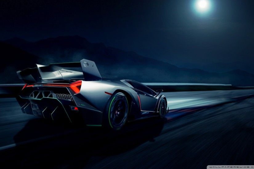 Lamborghini Veneno Supercar HD Wide Wallpaper for Widescreen