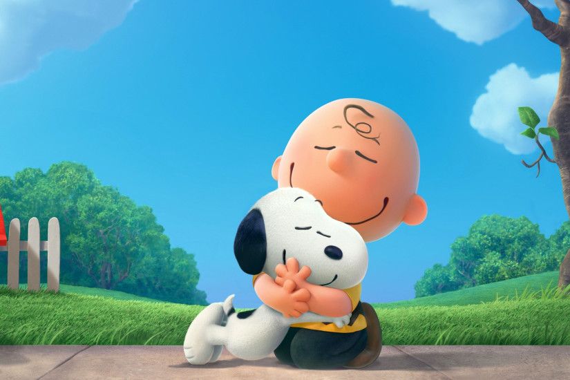 Snoopy with Charlie Brown Wallpaper