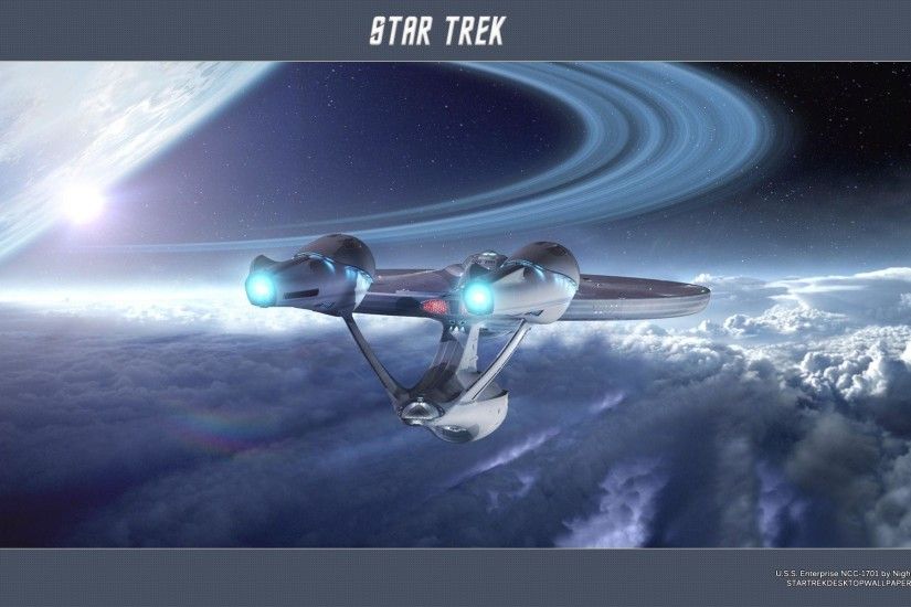 Star Trek USS Enterprise NCC-1701, free Star Trek computer desktop .