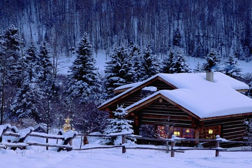 Winter, Vacation Home, Christmas Cottage, Cottage, Winter Vacation Home,  Christmas Cottage