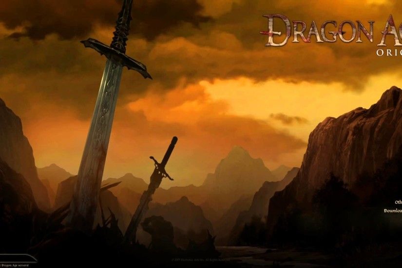 Dragon Age: Origins Title Theme Animatic (2009, Bioware/EA) 1080p Animated