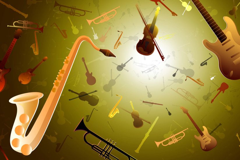 Classical Music Instruments Wallpaper