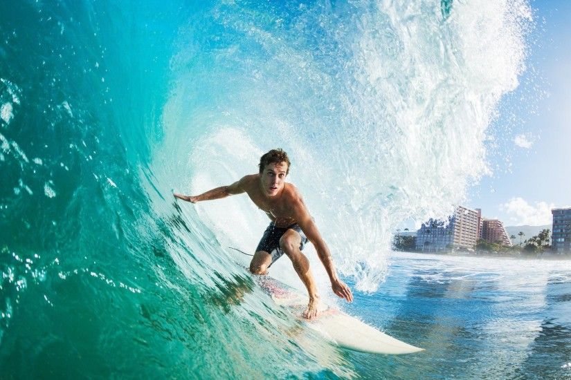 HD Surfing Surf Wave Wallpaper 1080p - HiReWallpapers 7595
