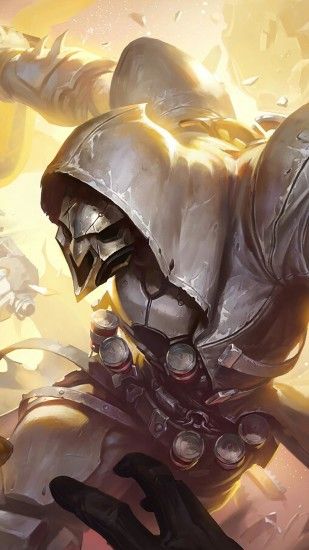 Reaper silver android, iphone wallpaper, mobile background. Overwatch ...