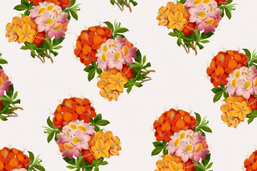vintage floral flower seamless pattern background