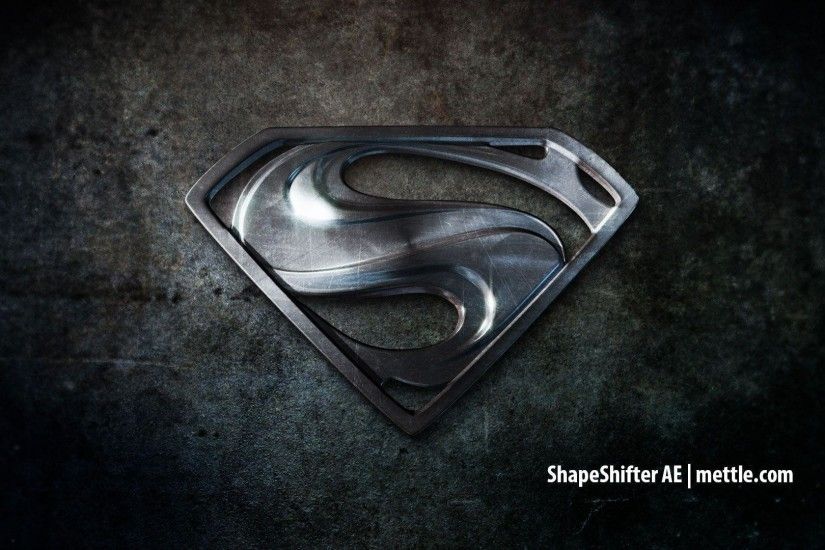 Wallpapers For > Black Superman Logo Wallpaper